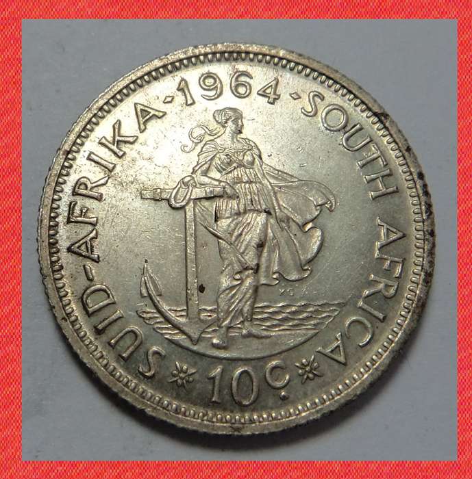 Crazy R1 Start!  RSA Silver 10c of 1964