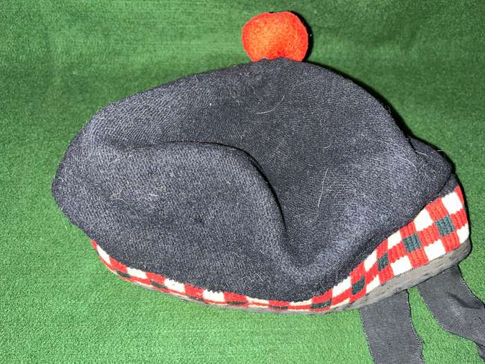 Scottish Balmoral Hat : Late Transvaal Scottish - nice condition for its age