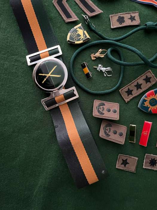 SADF : SA Infantry Job lot : Badges / Rank / Stable belt etc
