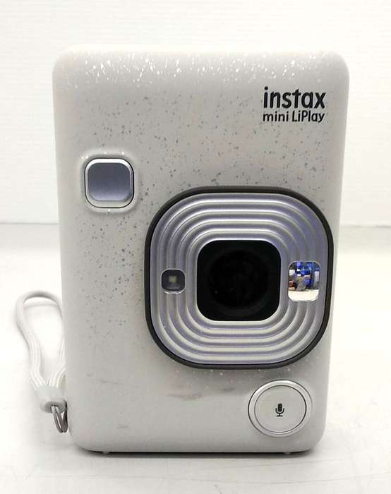 Fujifilm Instax Mini LiPlay 4.9MP Instant Camera - Stone White
