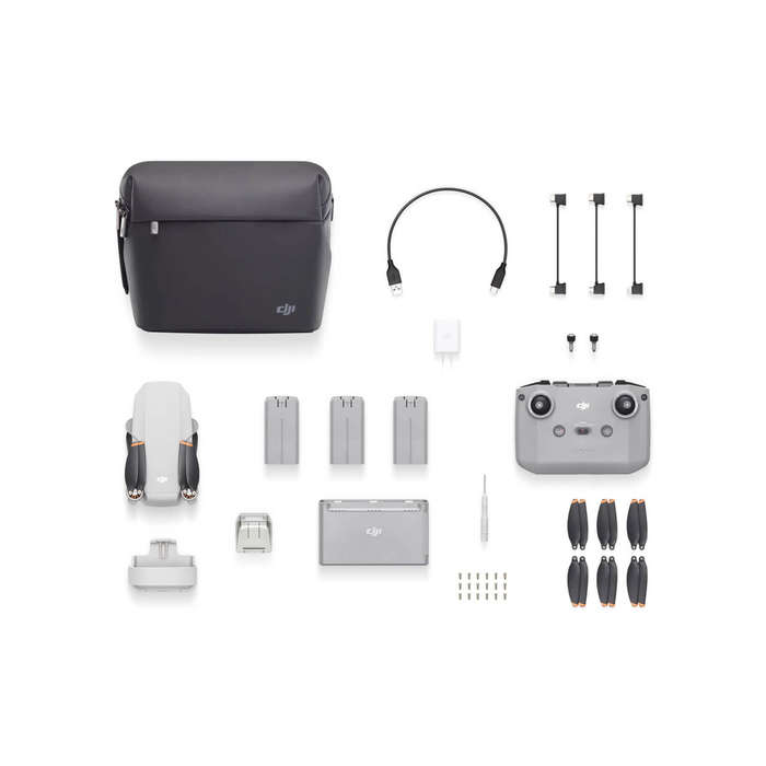 DJI Mini 2 Fly More Combo  Ultralight Foldable Drone, 3-Axis Gimbal with 4K Camera, 12MP