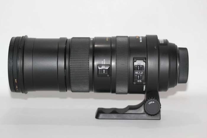 Sigma 150-500mm f/5-6.3 APO DG OS HSM Lens for NIKON Mount  WITH Lens Support Collar Tripod And Bag
