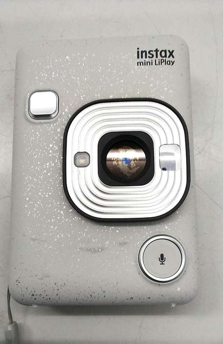 Fujifilm Instax Mini LiPlay 4.9MP Instant Camera - Stone White