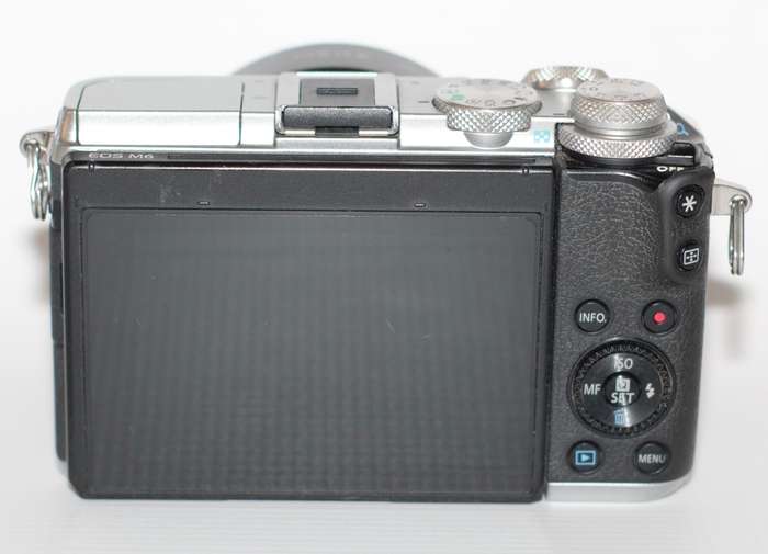 Canon EOS M6 24.2MP WITH Meike MK-C-AF4 EF to M Autofocus Adapter , CHARGER