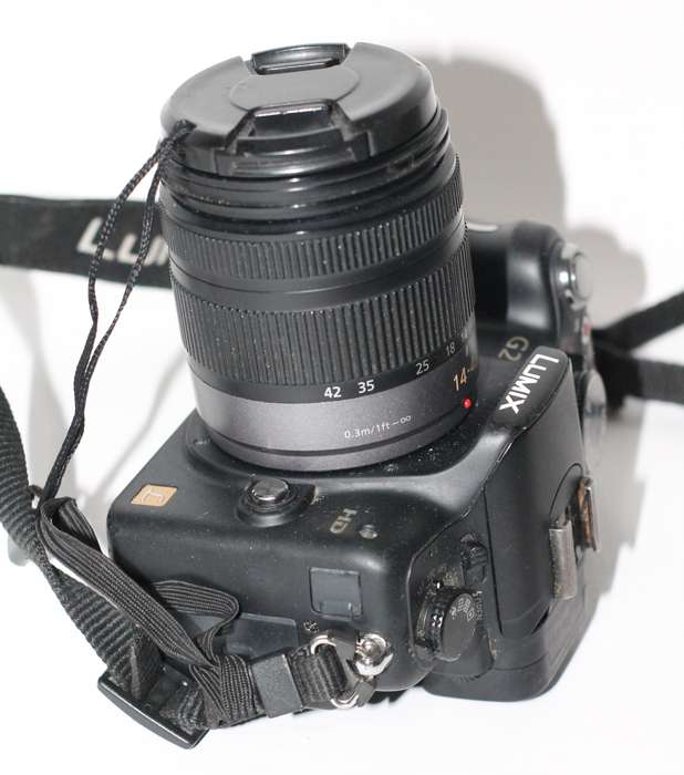 Panasonic Lumix DMC-G2 12.1 MP Live MOS Mirrorless Camera Touch Screen LCD and 14-42mm Lumix G Lens