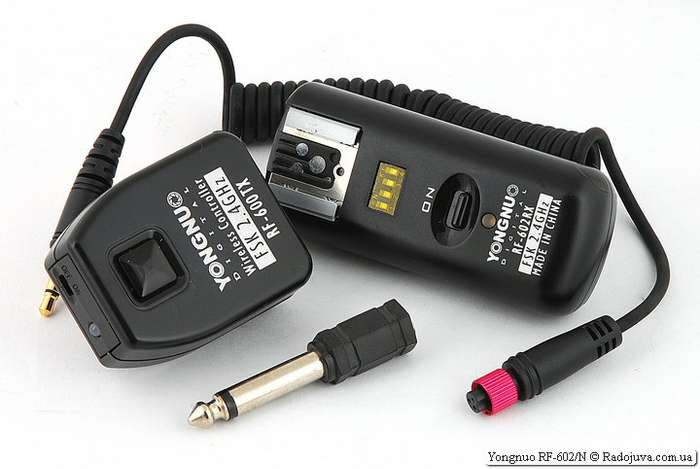 Yongnuo RF-600TX Wireless Controller + RF-602RX Wireless Flash Trigger + RF-602RX  Flash Trigger