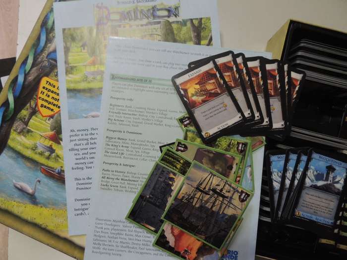 Rio Grande Games: Dominion, The Prosperity Expansion. Not the Complete Game. SEE BELOW