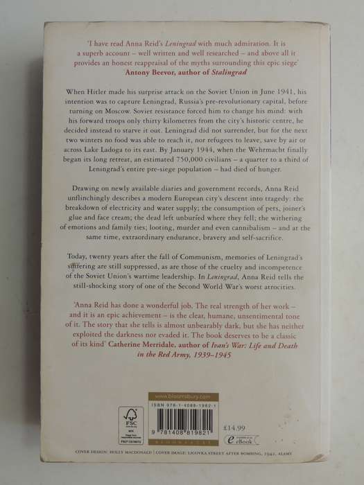 Leningrad - Tragedy Of A City Under Siege - Anna Reid