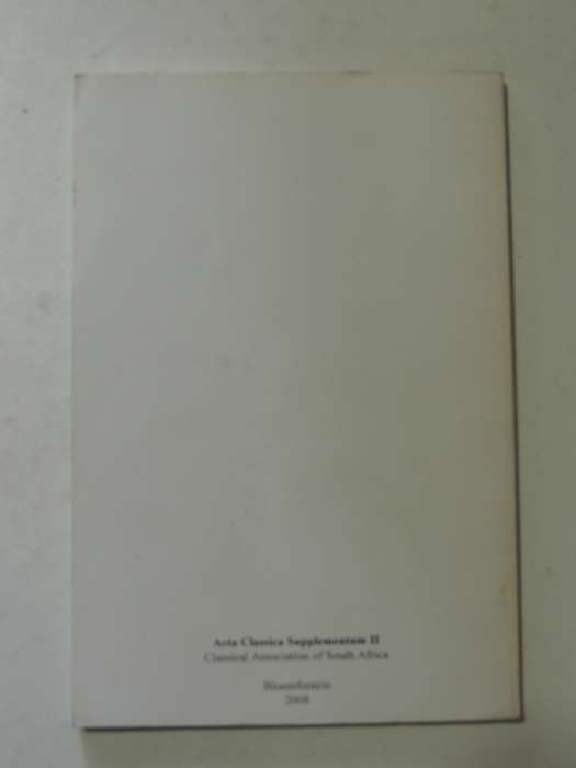 Asklepios: Studies On Ancient Medicine (Acta Classica Supplementum II)ed Louise Cilliers