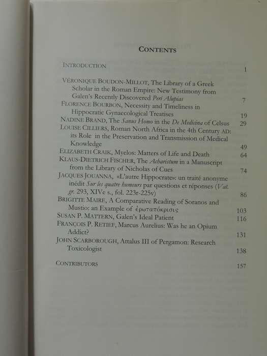 Asklepios: Studies On Ancient Medicine (Acta Classica Supplementum II)ed Louise Cilliers