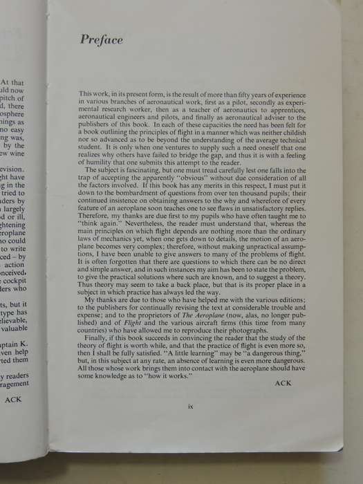 Introductiion To Aeronautical Engineering Series: Mechanics Of Flight- A.C. Kermode