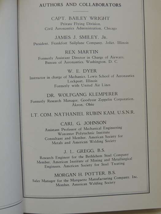 Flight: Construction & Maintenance, General Survey Of Fundamentals Of Aviation 1942 - Bailey Wright