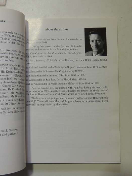 Duwisib: A German Castle In Namibia And Its Master Hansheinrich Von Wolf - Harald N. Nestroy