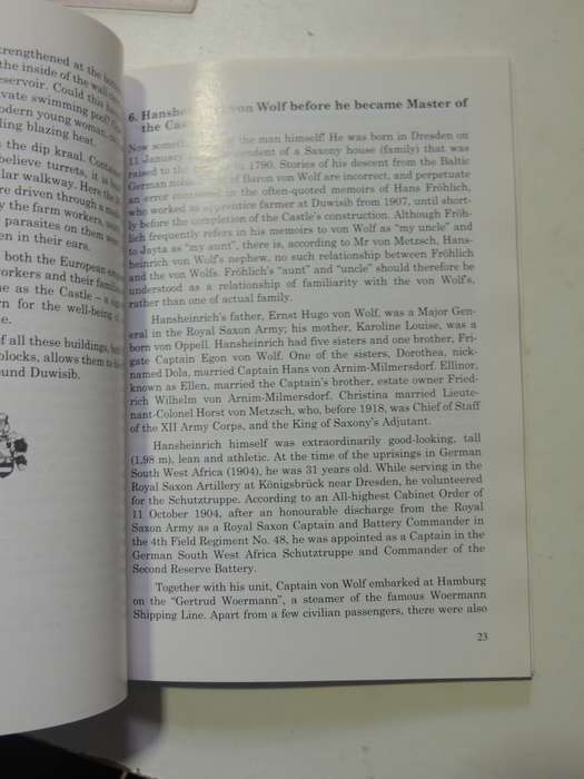 Duwisib: A German Castle In Namibia And Its Master Hansheinrich Von Wolf - Harald N. Nestroy