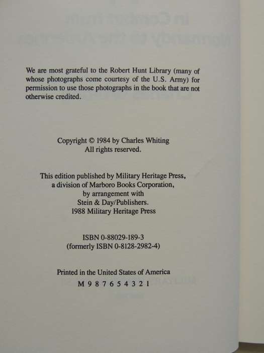 44 In Combat From Normandy To The Ardennes- Charles Whiting