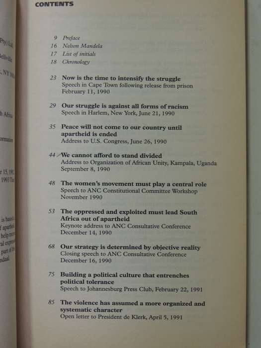 Nelson Mandela Speaks: Forging A Democratic Nonracial South Africa - ed Steve Clark