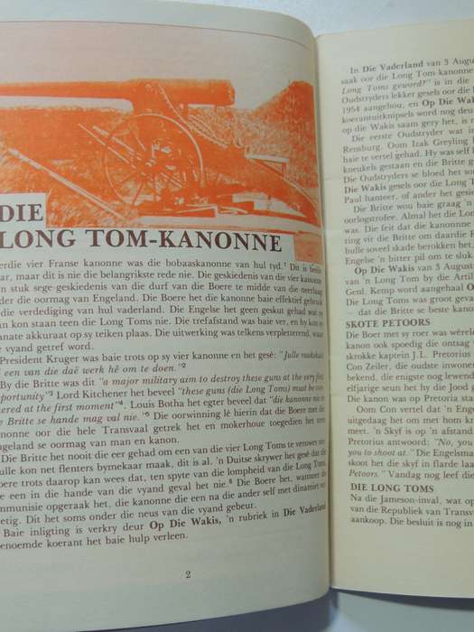 Die Long Tom-Kanonne - D.C. Grobler