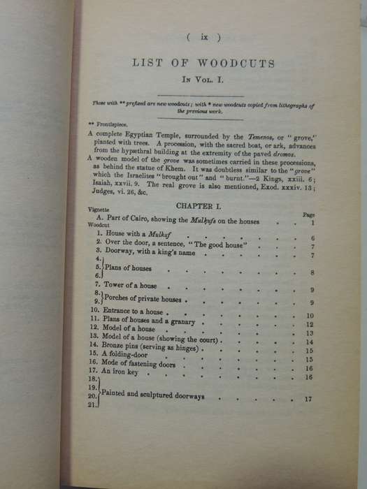 The Ancient Egyptians: Their Life And Customs - J. Gardener Wilkinson   2 Volume Set-