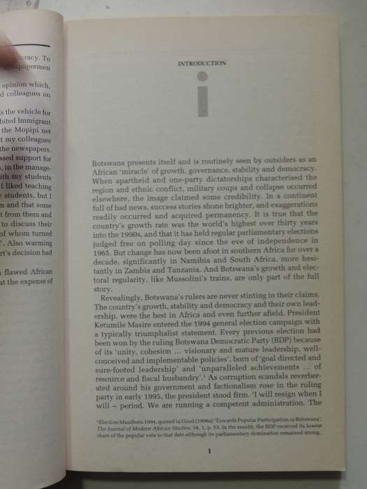 Diamonds, Dispossession And Democracy In Botswana - Kenneth Good