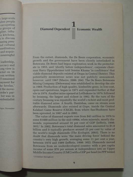 Diamonds, Dispossession And Democracy In Botswana - Kenneth Good