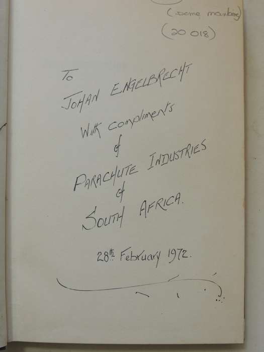 Sport Parachuting (1971) - Charles Shea-Simonds    SOME MARKING