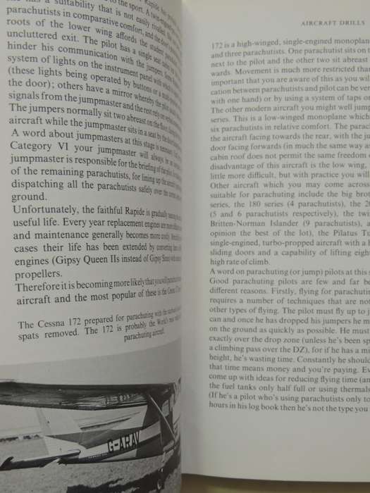 Sport Parachuting (1971) - Charles Shea-Simonds    SOME MARKING