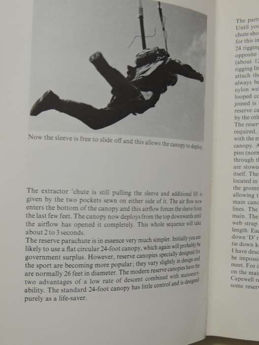 Sport Parachuting (1971) - Charles Shea-Simonds    SOME MARKING