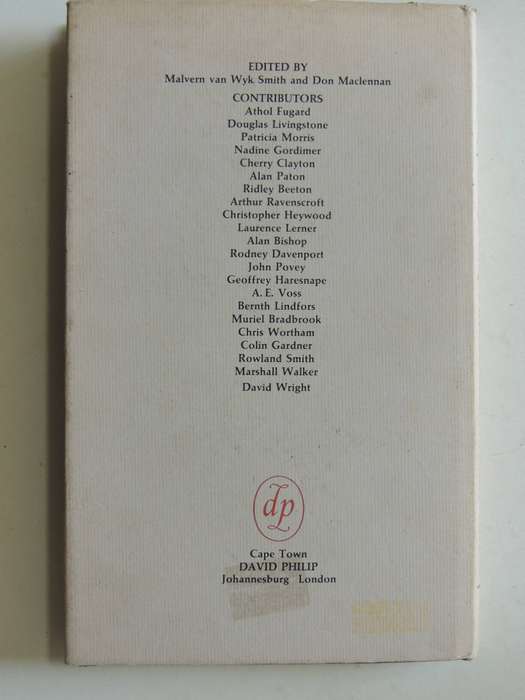 Oliver Schreiner And After: Essays On Southern African Literature In Honour Of Guy Butler - M v Wyk