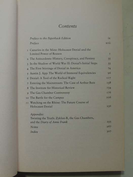 Denying The Holocaust: The Growing Assault On Truth And Memory - Deborah Lipstadt