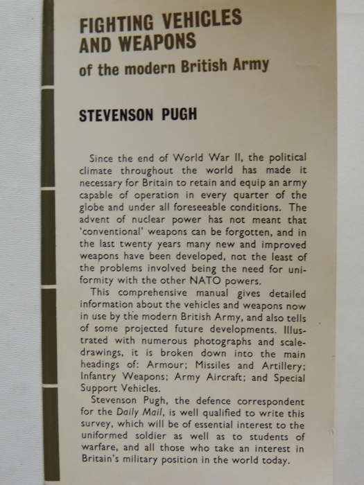 Fighting Vehicles And Weapons Of The Modern British ArmyStevenson Pugh