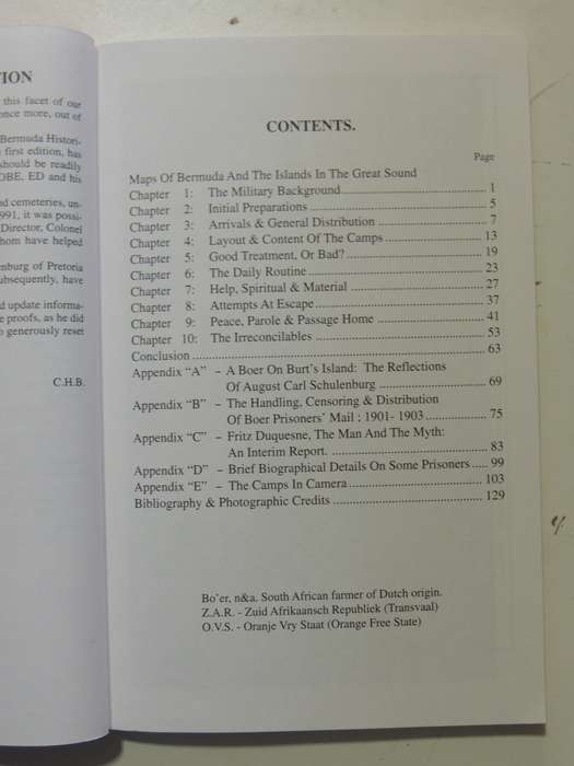 Boer Prisoners Of War In Bermuda (3rd Revised Edition) - Colin Benbow