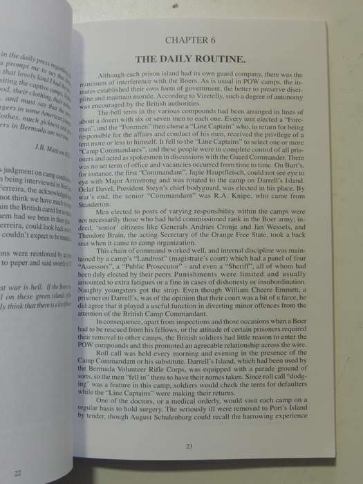 Boer Prisoners Of War In Bermuda (3rd Revised Edition) - Colin Benbow