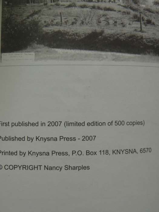 She Wasn't A Prude: Memoirs Of A Parsons Daughter - Nancy Sharples   Inscribed Ltd Edition - 500