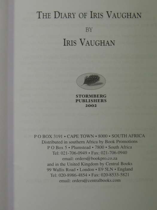 The Diary Of Iris Vaughan - Iris Vaughan