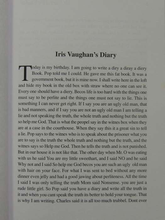 The Diary Of Iris Vaughan - Iris Vaughan