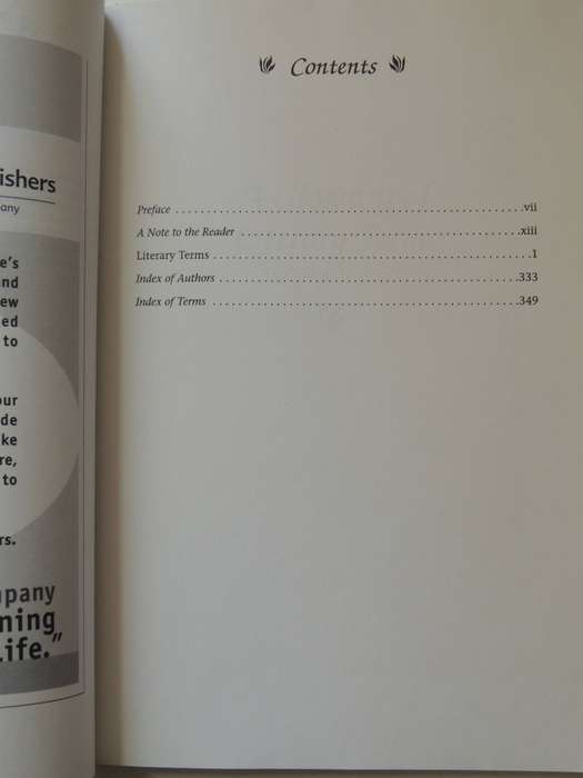A Glossary Of Literary Terms (7th Edition 1999) - M.H. Abrams