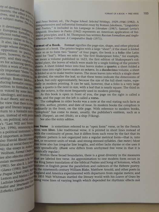 A Glossary Of Literary Terms (7th Edition 1999) - M.H. Abrams
