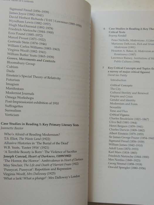 Literature And Culture Handbook: The Modernism Handbook - ed Philip Tew & Alex Murray