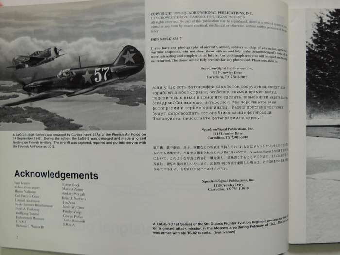 Squadron / Signal Publications Aircraft No. 163: LaGG Fighters In Action - Hans-Heiri Stapfer