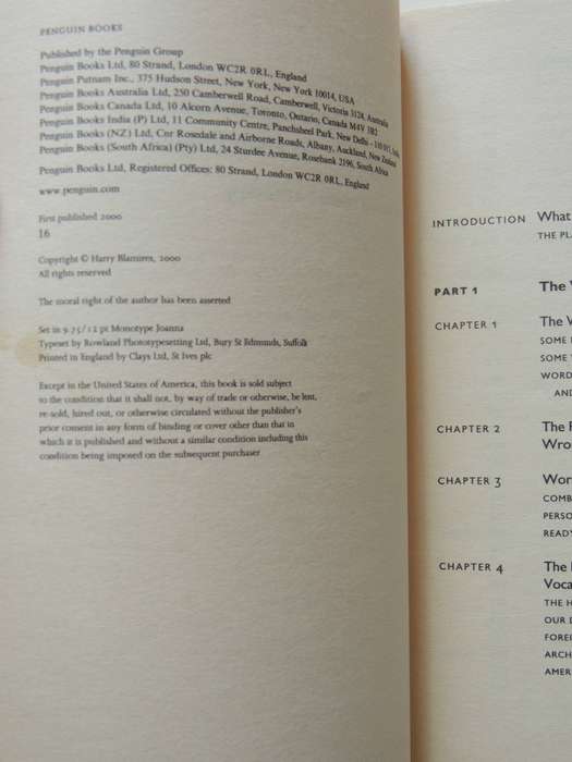 Penguin Guide To Plain English - Harry Blamires