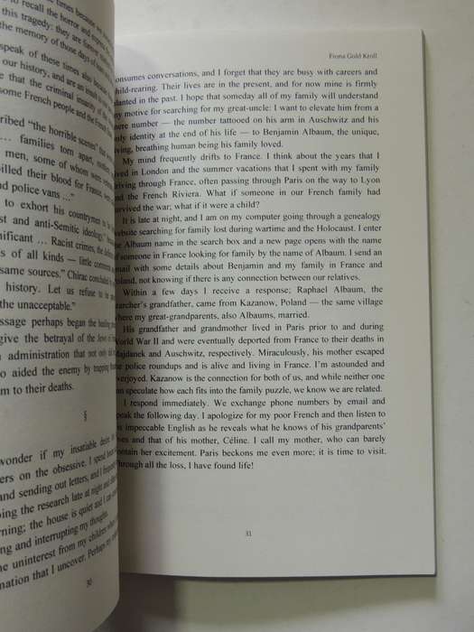 A Stone For Benjamin - Fiona Gold Kroll