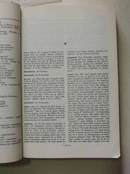 Dictionary Of World Literature - ed Joseph T. Shipley