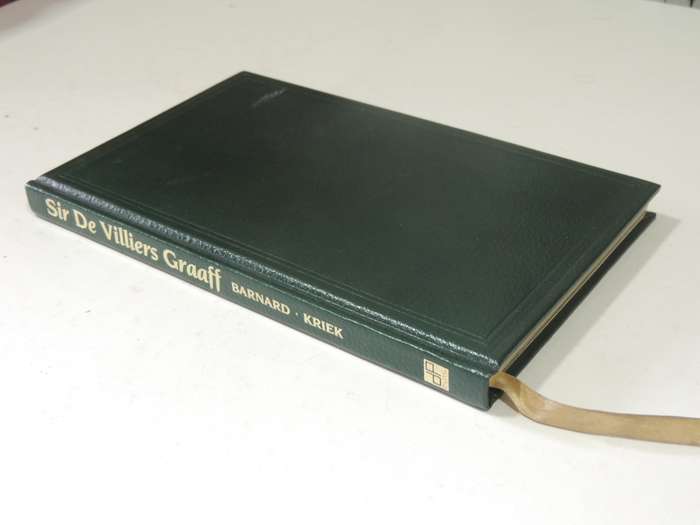 Sir De Villiers Graaff - ed Leo Barnard & Dan Kriek     Signed, Limited Edition 174/250