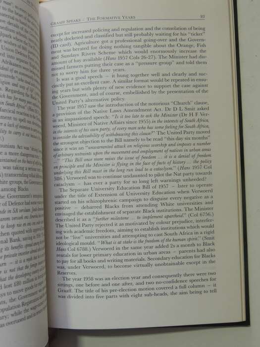 Sir De Villiers Graaff - ed Leo Barnard & Dan Kriek     Signed, Limited Edition 174/250