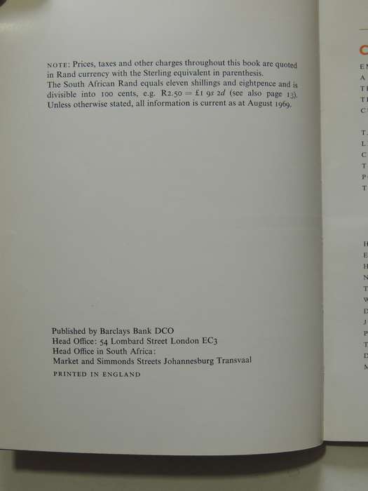 Emigrating To South Africa 1969-70