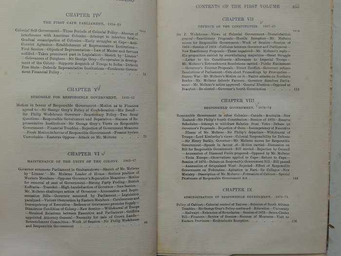 The Life And Times Of Sir Charles Molteno K.C.M.G. - P.A. Molteno   2 Volumes Set  1900