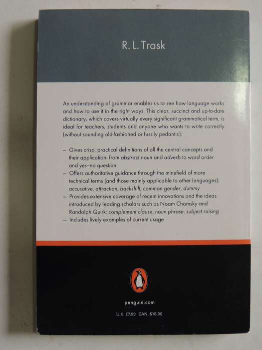 Dictionary Of English Grammar - R.L. Trask