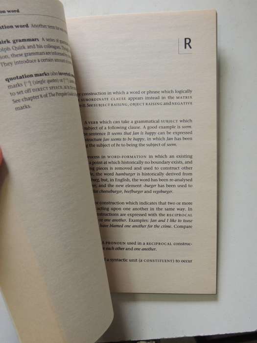 Dictionary Of English Grammar - R.L. Trask