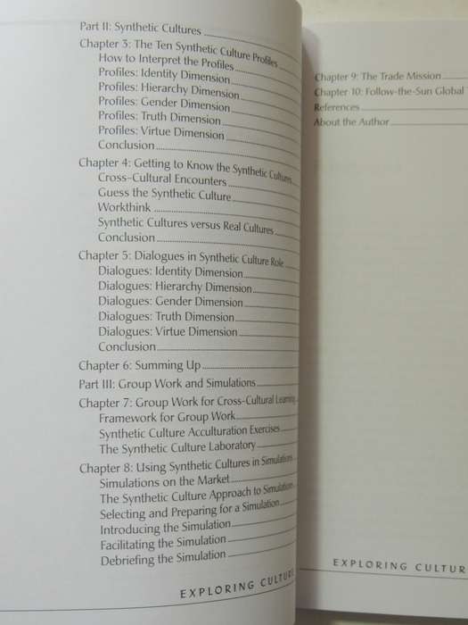 Exploring Culture: Exercises, Stories And Synthetic Cultures Gert Jan Hofstede, Paul Pedersen & Geer