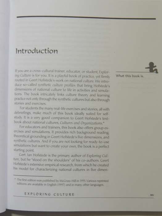 Exploring Culture: Exercises, Stories And Synthetic Cultures Gert Jan Hofstede, Paul Pedersen & Geer